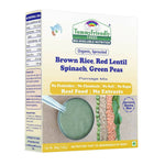 Thumbnail for TummyFriendly Foods Certified Organic Sprouted Brown Rice, Red Lentil, Spinach, Green Peas Porridge Mix - Distacart