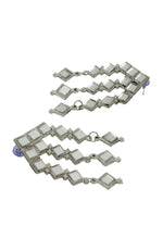 Thumbnail for Mominos Fashion Johar Kamal Oxidised Silver-Plated Alloy Finish Mirror Choker For Women - Distacart