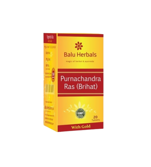 Balu Herbals Purnachandra Ras Gold Tablets - Distacart