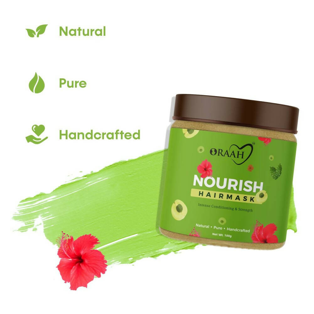Oraah Beauty Care Combo (Hair oil + Hair Mask + Ubtan Face Mask) - Distacart