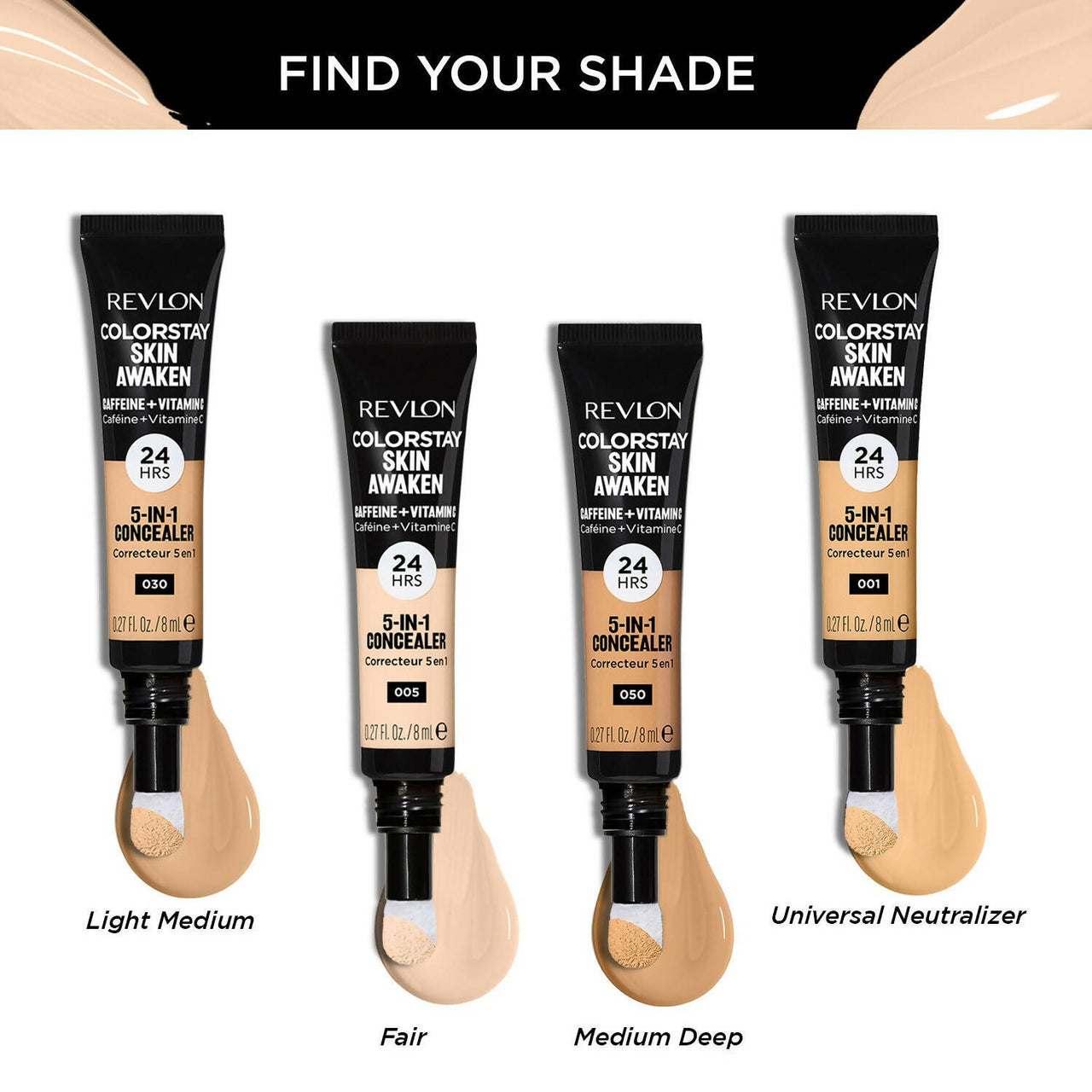 Revlon Colorstay Skin Awaken 5-in-1 Concealer - Fair - Distacart
