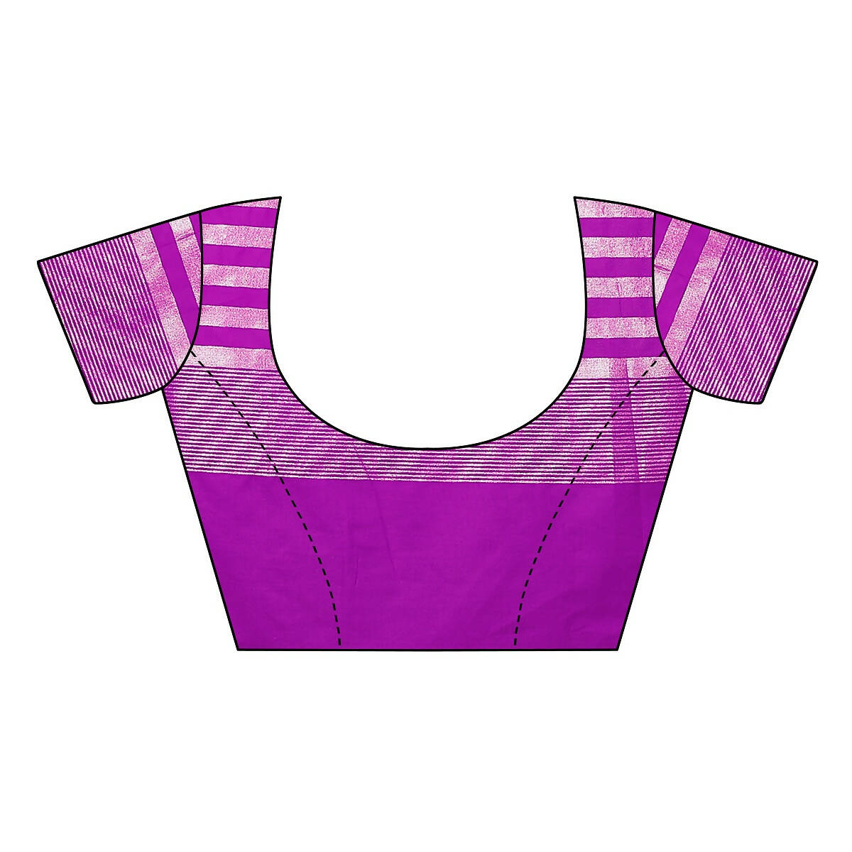 Vamika Purple Cotton Silk Weaving Saree (Twitter Purple) - Distacart