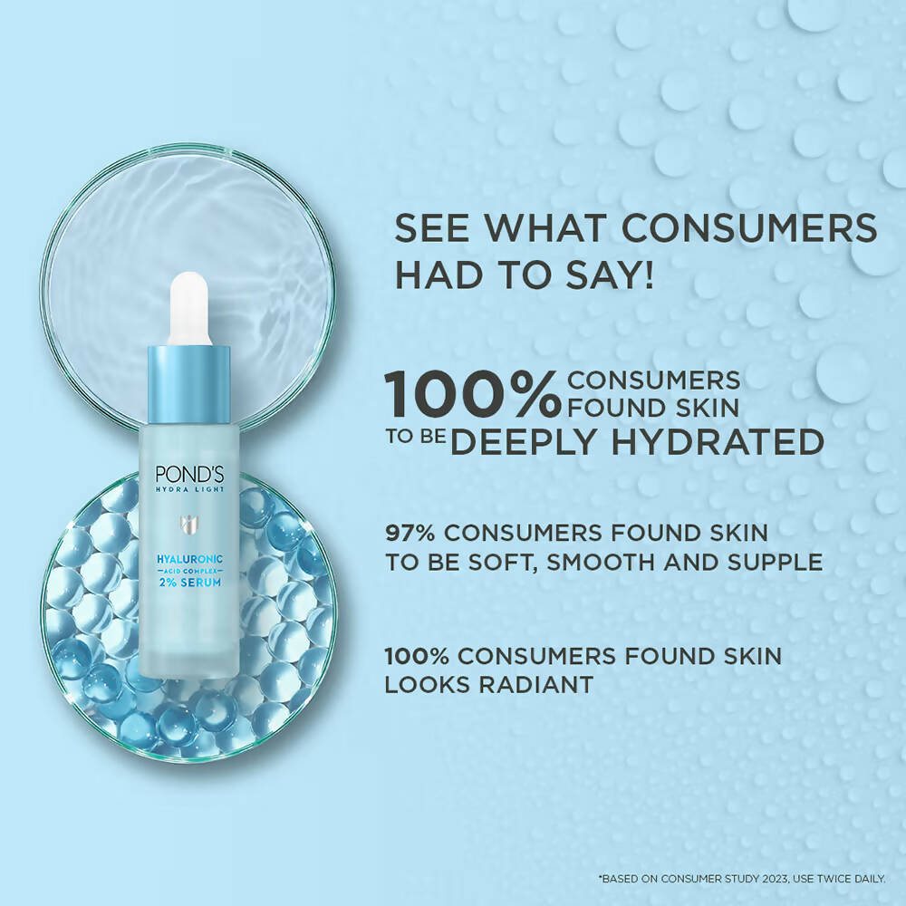 Ponds Hydra Light Hyaluronic Acid Complex 2% Serum - Distacart