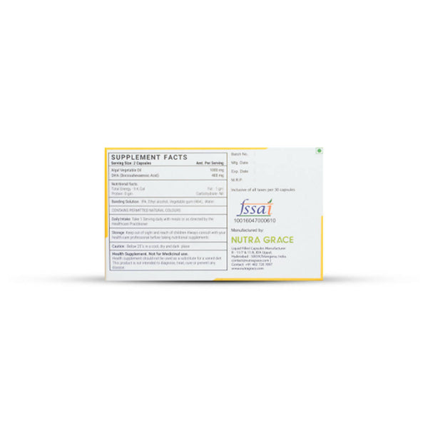 Nutra Grace Veg DHA Capsules - Distacart