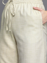 Thumbnail for Biba Women Green & White Striped Kurta with Palazzos & Dupatta - Distacart
