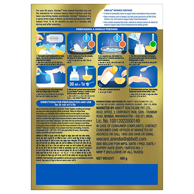 Similac Advance Follow-Up Formula Stage 3, 12 to 24 Months