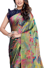 Thumbnail for Mirchi Fashion Women's Chiffon Forest Designer Saree