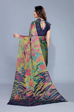 Thumbnail for Mirchi Fashion Women's Chiffon Forest Designer Saree