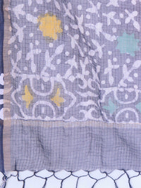 Thumbnail for Kalini Ethnic Motifs Batik Printed V-Neck Straight Kurta & Trousers With Dupatta - Distacart