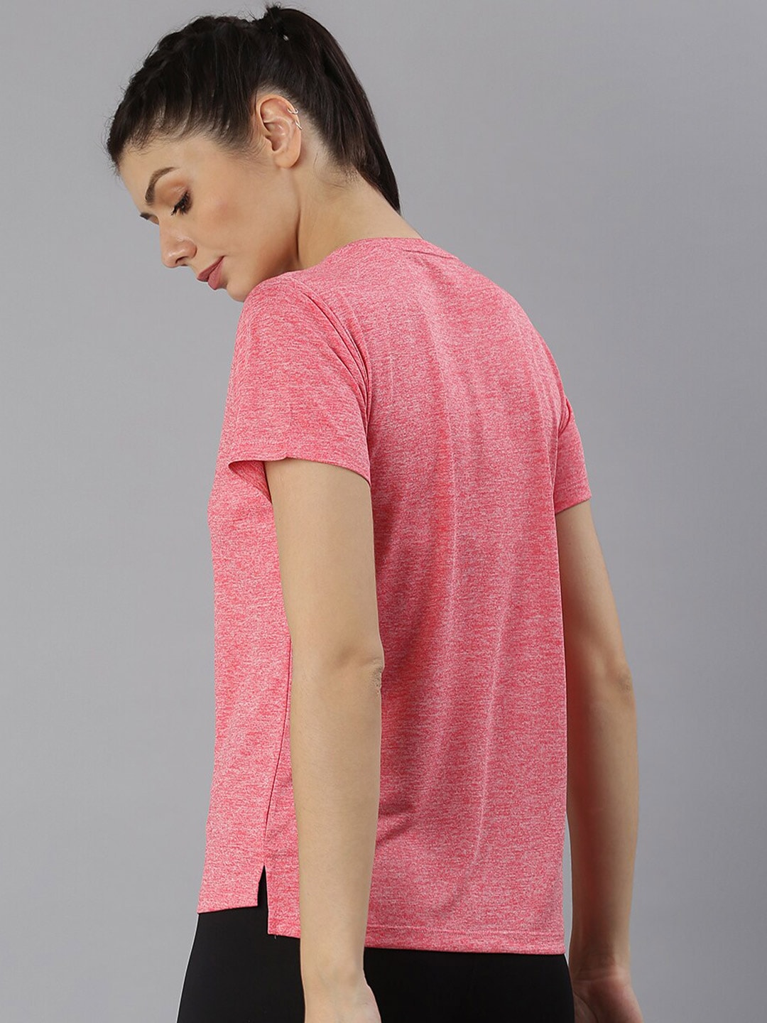 MKH Women Coral Dri-FIT Sports T-shirt - Distacart