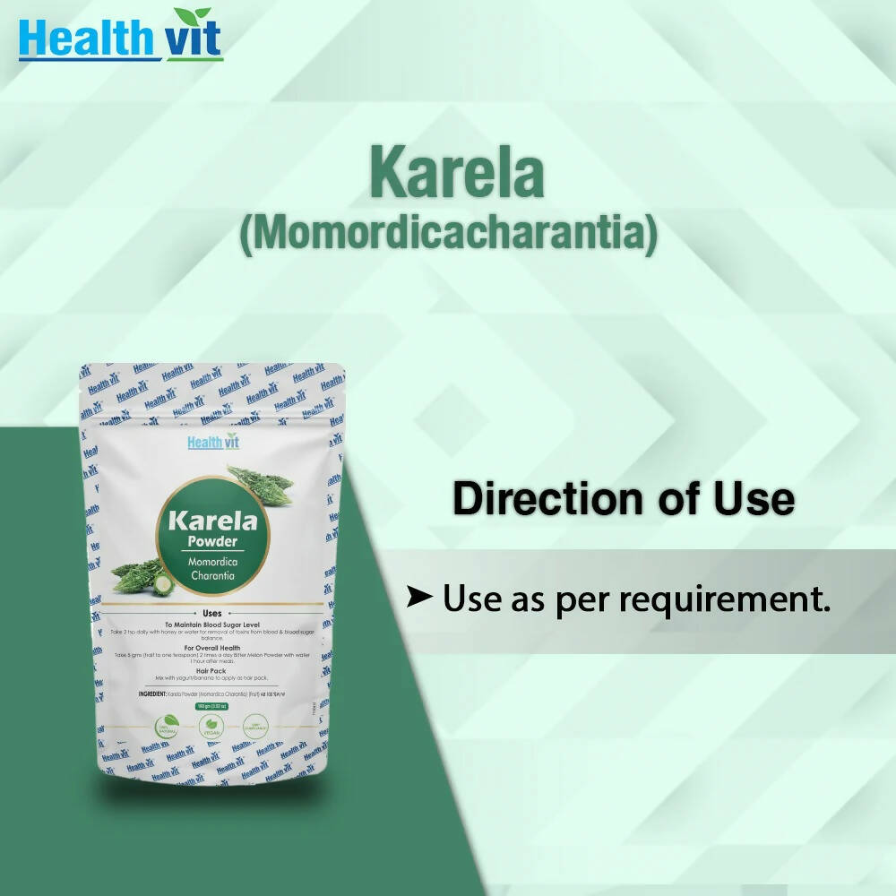 Healthvit Natural Karela Powder - Distacart