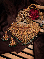 Thumbnail for Saraf RS Jewellery Gold-Plated Stone-Studded Jewellery Set - Distacart