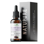 Thumbnail for Natupure Clary Sage Essential Oil for Aromatherapy, Skin and Hair - Distacart