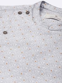 Thumbnail for House of Pataudi Ethnic Motifs Embroidered Thread Work Angrakha Rozana Kurta - Distacart