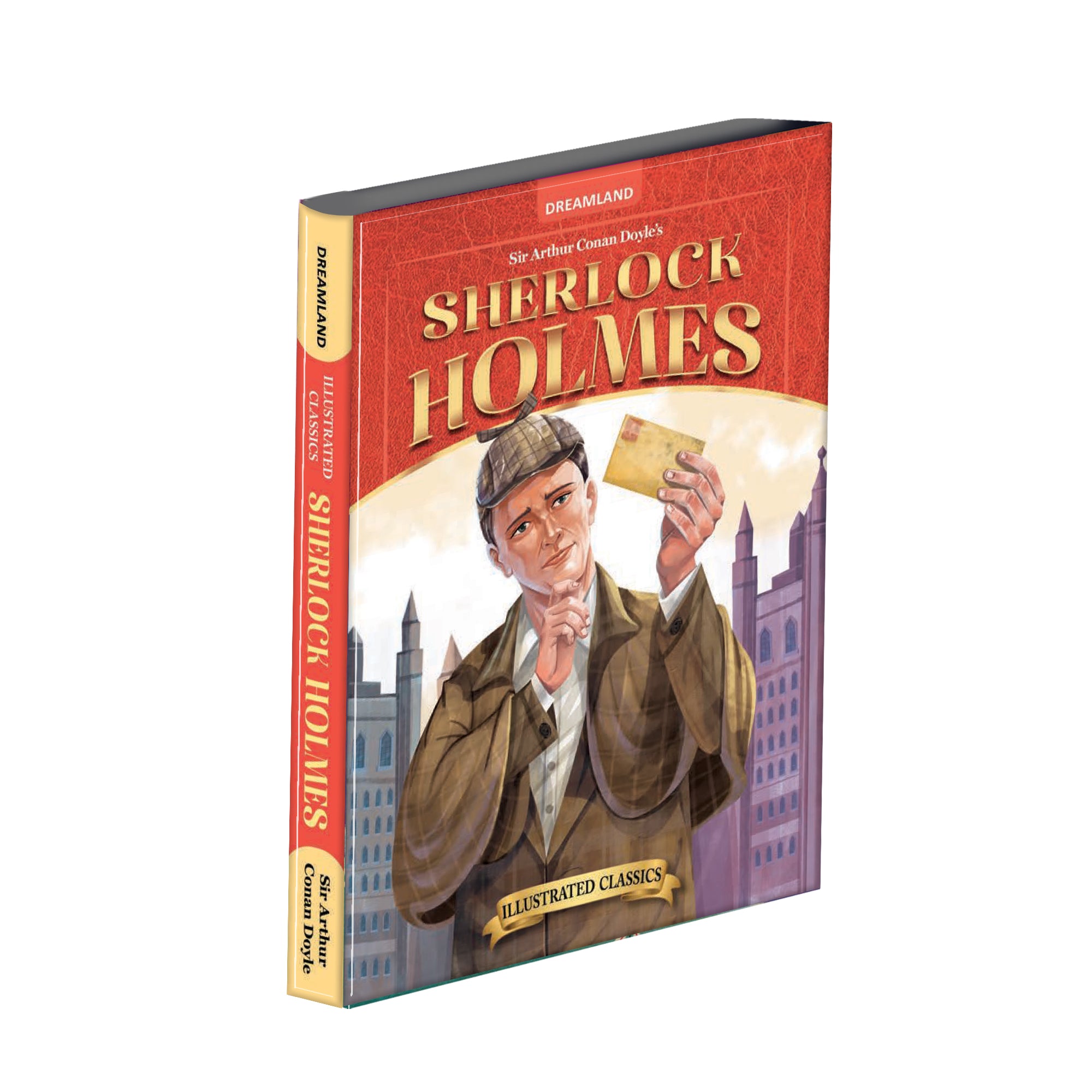 Dreamland Publications Sherlock Holmes- Illustrated Abridged Classics for Children with Practice Questions : Children Classic Fiction Book - Distacart