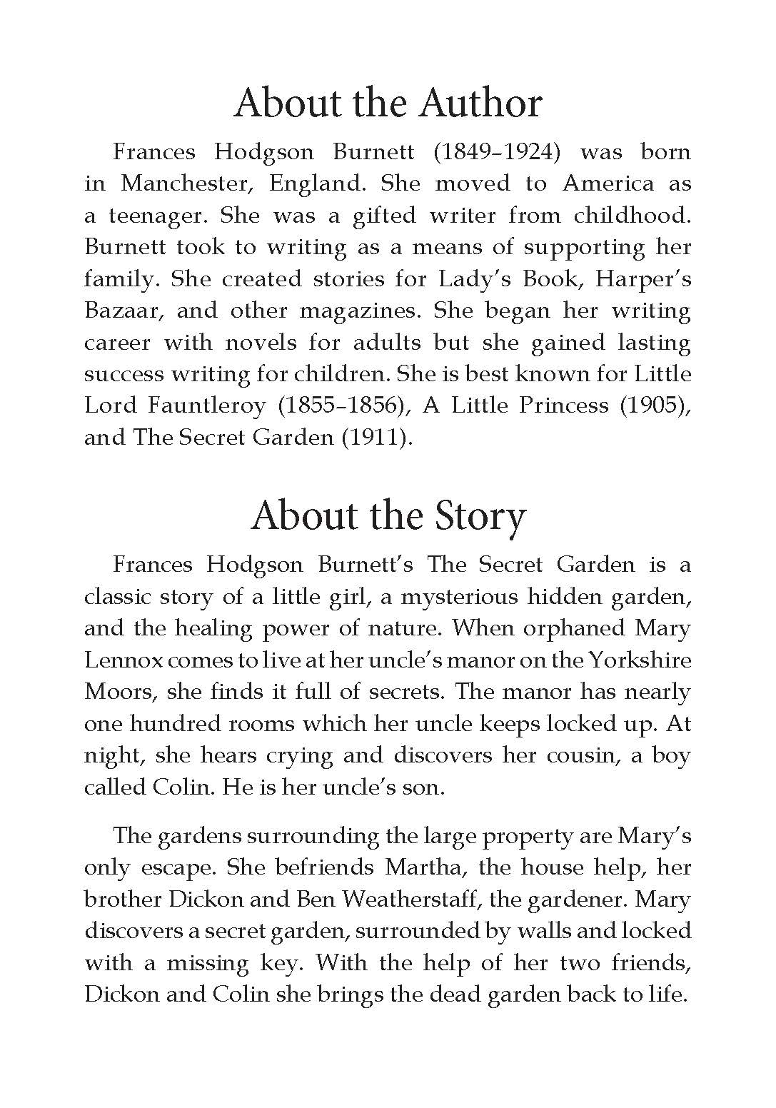 Dreamland Publications Secret Garden- Illustrated Abridged Classics for Children with Practice Questions : Children Classic Fiction Book - Distacart