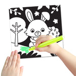 Thumbnail for Dreamland Publications Farm - Velvet Art Set With 10 Free Sketch Pens - Distacart