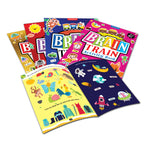 Thumbnail for Dreamland Publications Brain Train Activity Book for Kids Age 6+ - With Colouring Pages, Mazes, Puzzles and Word searches Activities - Distacart