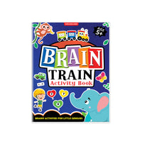 Thumbnail for Dreamland Publications Brain Train Activity Book for Kids Age 5+ - With Colouring Pages, Mazes, Puzzles and Word searches Activities - Distacart