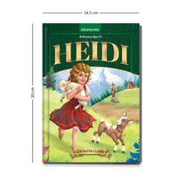 Thumbnail for Dreamland Publications Heidi- Illustrated Abridged Classics for Children with Practice Questions : Children Classic Fiction Book - Distacart