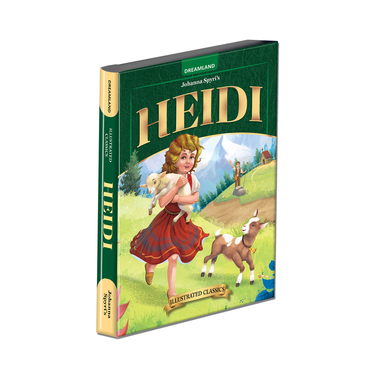 Dreamland Publications Heidi- Illustrated Abridged Classics for Children with Practice Questions : Children Classic Fiction Book - Distacart