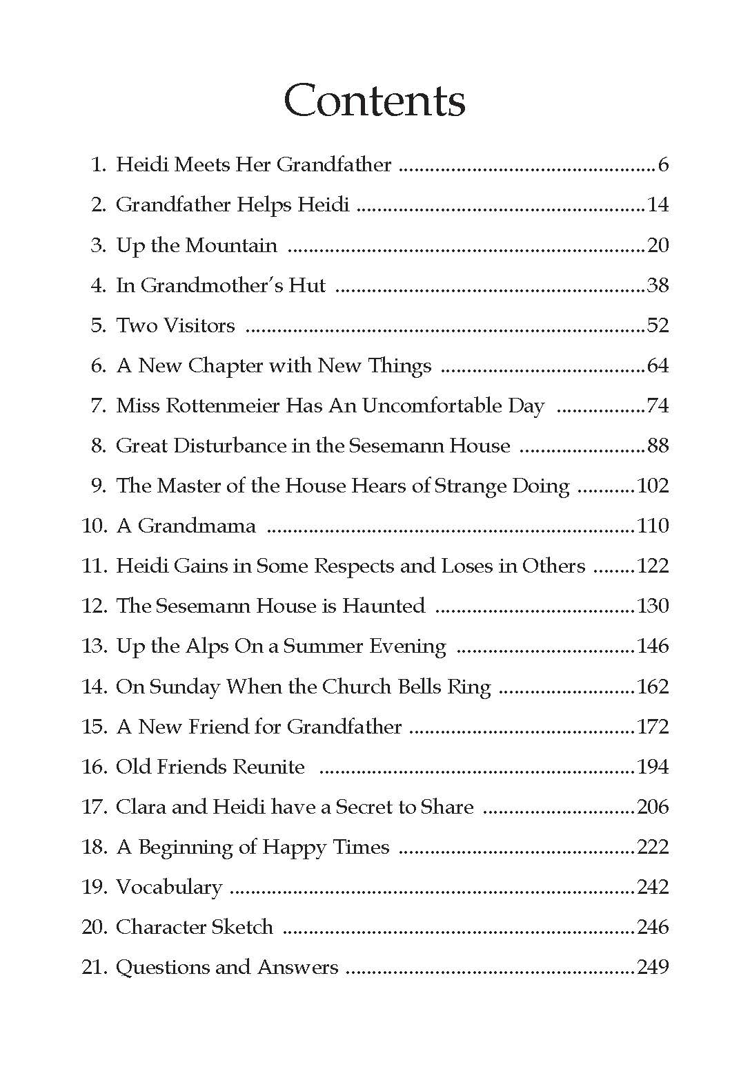 Dreamland Publications Heidi- Illustrated Abridged Classics for Children with Practice Questions : Children Classic Fiction Book - Distacart