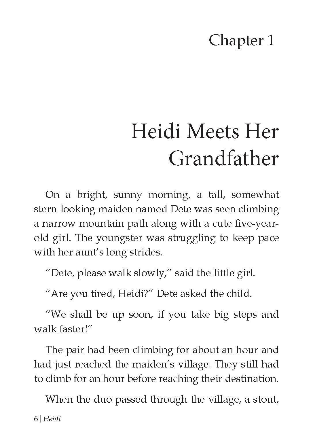 Dreamland Publications Heidi- Illustrated Abridged Classics for Children with Practice Questions : Children Classic Fiction Book - Distacart