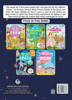 Thumbnail for Dreamland Pop-Out In the Space- With 3D Models Colouring Stickers - Distacart