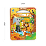 Thumbnail for Dreamland Publications Die Cut Window Board Book - In the Jungle - Distacart