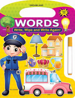 Thumbnail for Dreamland Write and Wipe Book - Words - Distacart