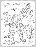 Thumbnail for Dreamland Publications My Ultimate Dinosaurs Colouring Fun Book with Free Crayons : Children's Colouring Book - Distacart