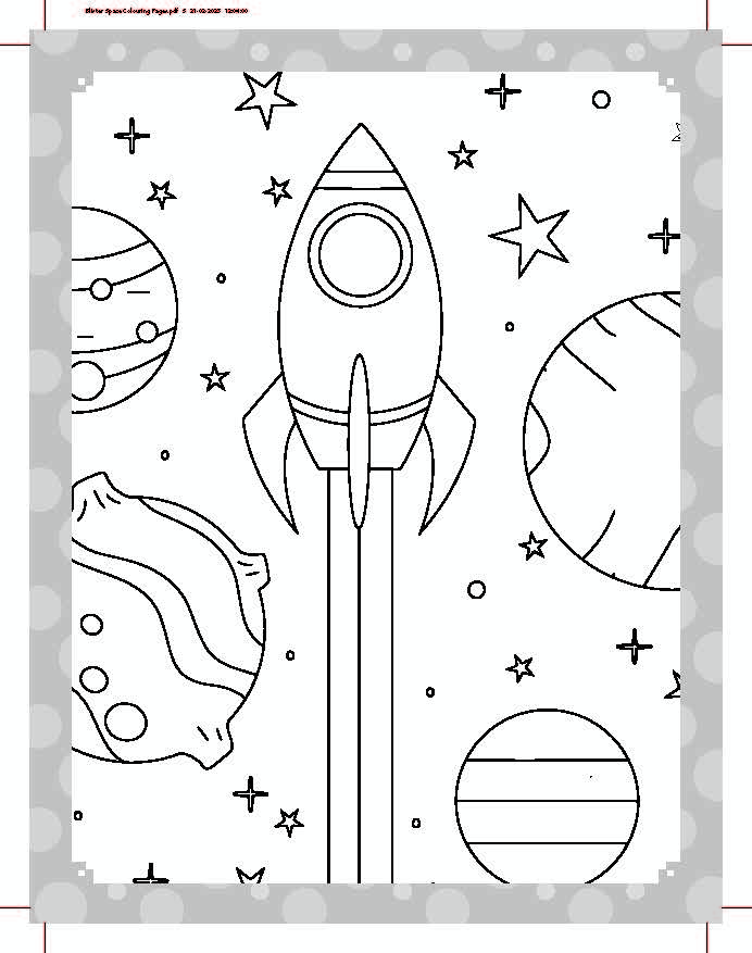 Dreamland Publications My Ultimate Space Colouring Fun Book with Free Crayons : Children's Colouring Book - Distacart