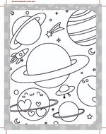 Thumbnail for Dreamland Publications My Ultimate Space Colouring Fun Book with Free Crayons : Children's Colouring Book - Distacart