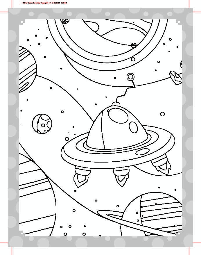 Dreamland Publications My Ultimate Space Colouring Fun Book with Free Crayons : Children's Colouring Book - Distacart
