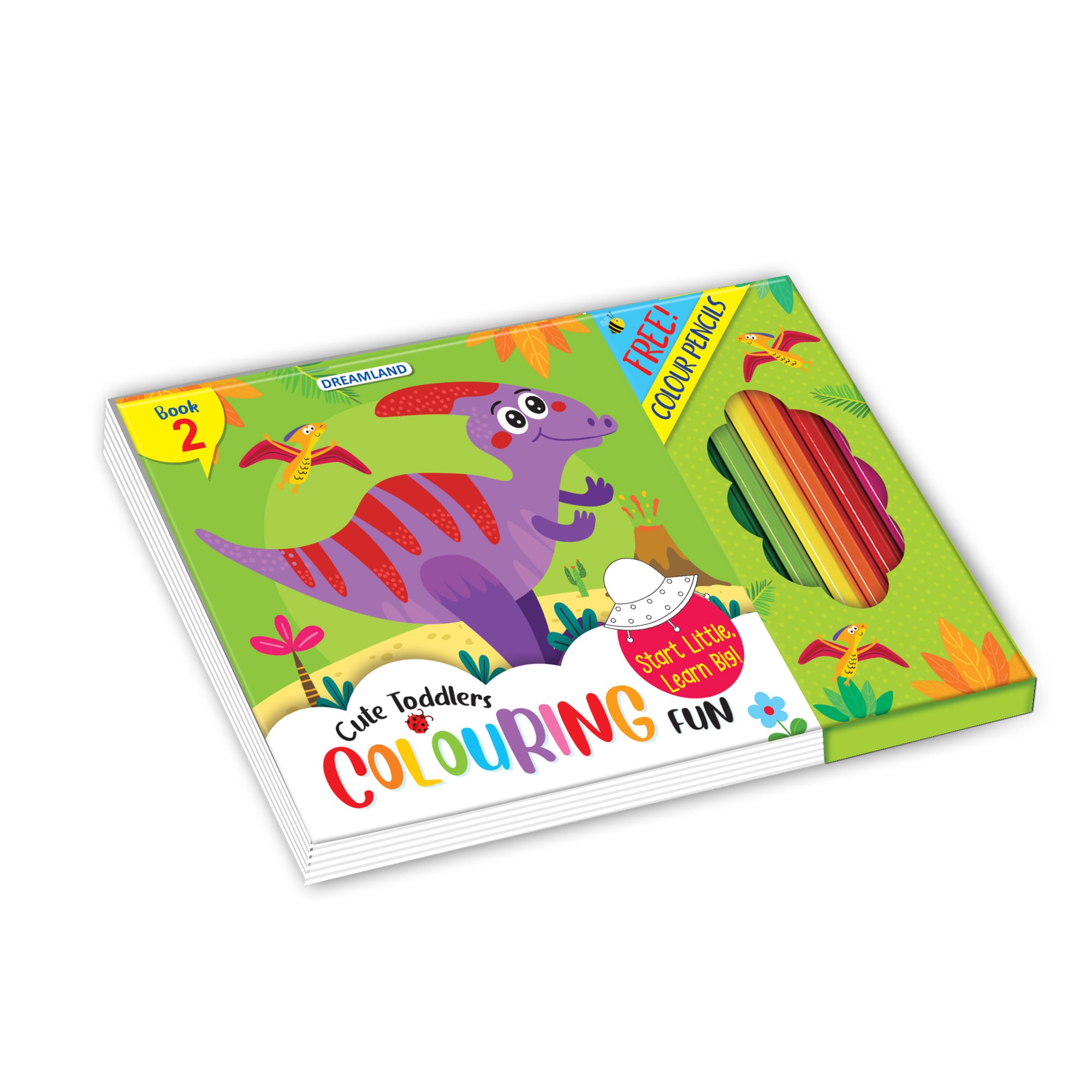 Dreamland Publications Cute Toddlers Colouring Fun Book 2 for Kids - Distacart