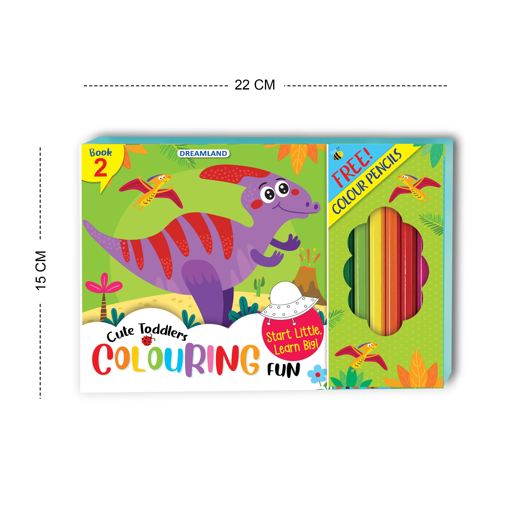 Dreamland Publications Cute Toddlers Colouring Fun Book 2 for Kids - Distacart