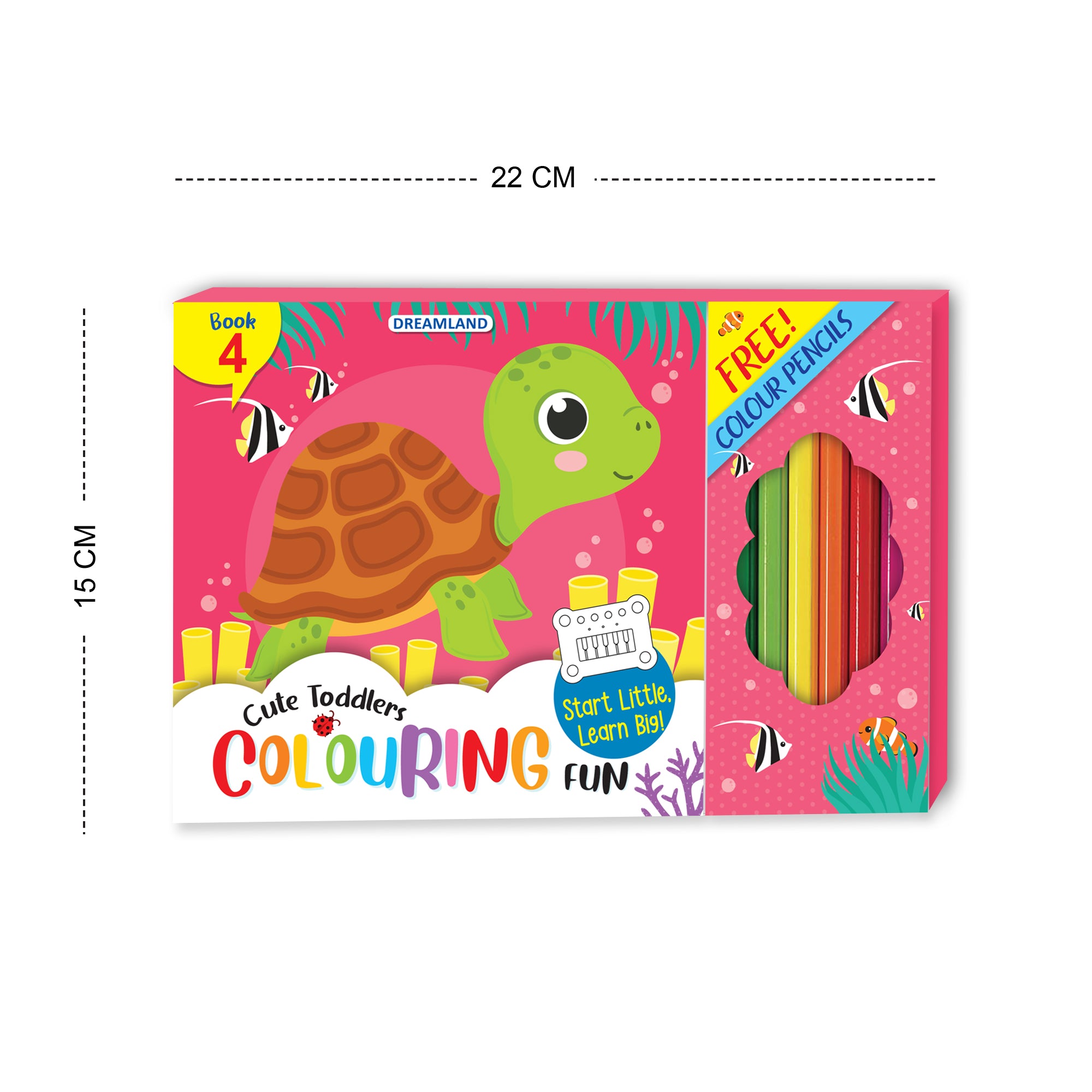 Dreamland Publications Cute Toddlers Colouring Fun Book 4 for Kids - Distacart