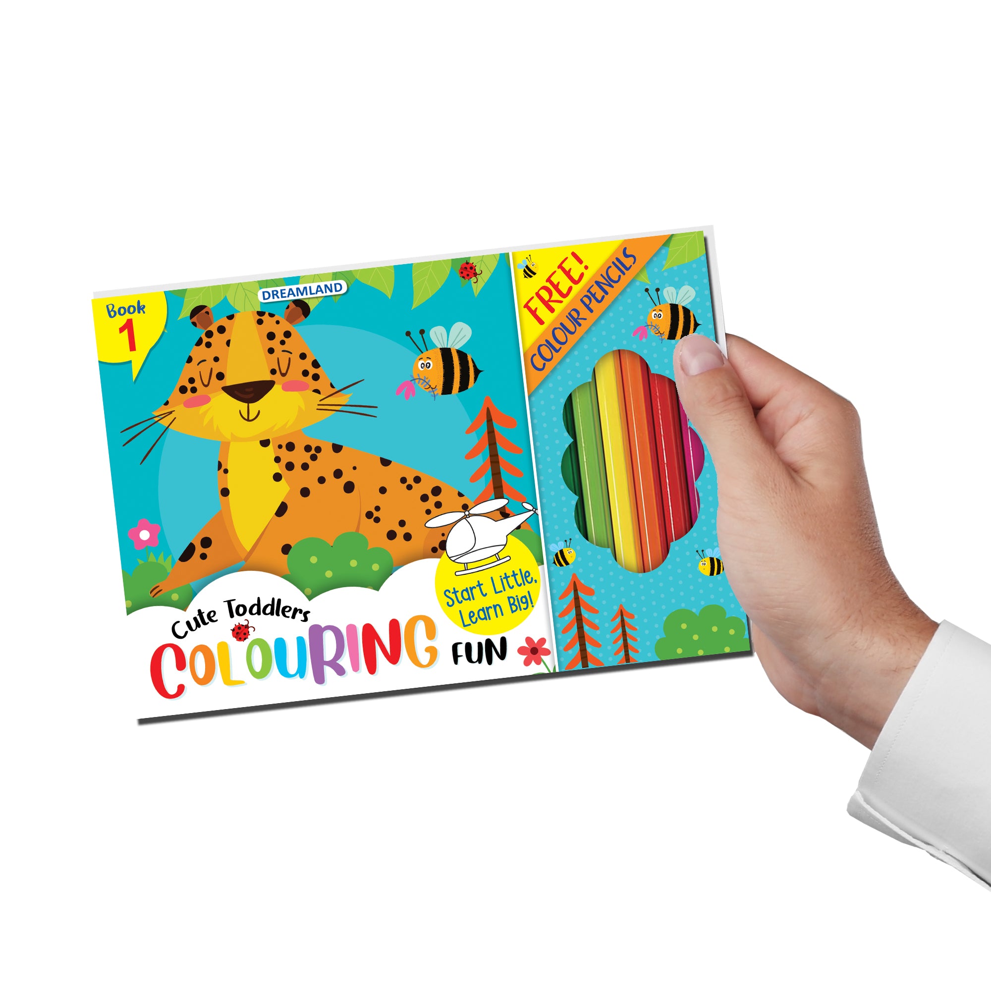 Dreamland Publications Cute Toddlers Colouring Fun Book 1 for Kids - Distacart