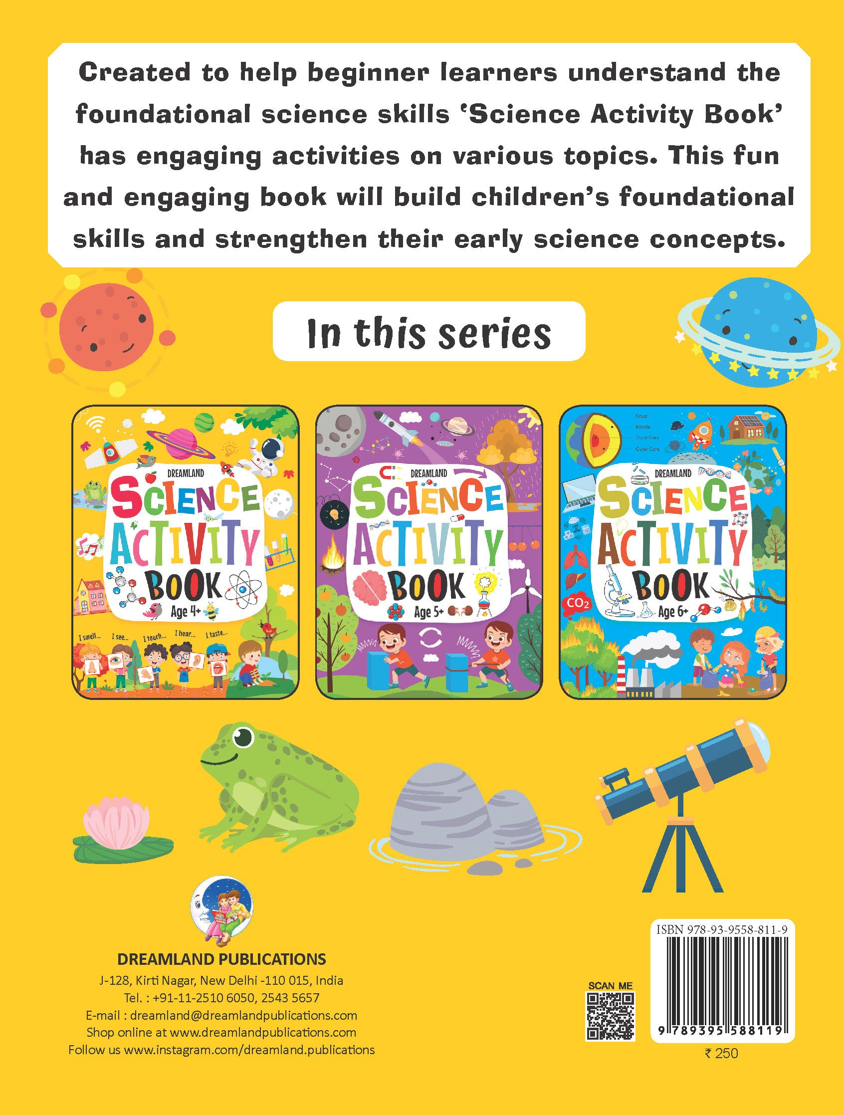 Dreamland Publications Science Activity Book Age 4+ : Children's Interactive & Activity Book - Distacart