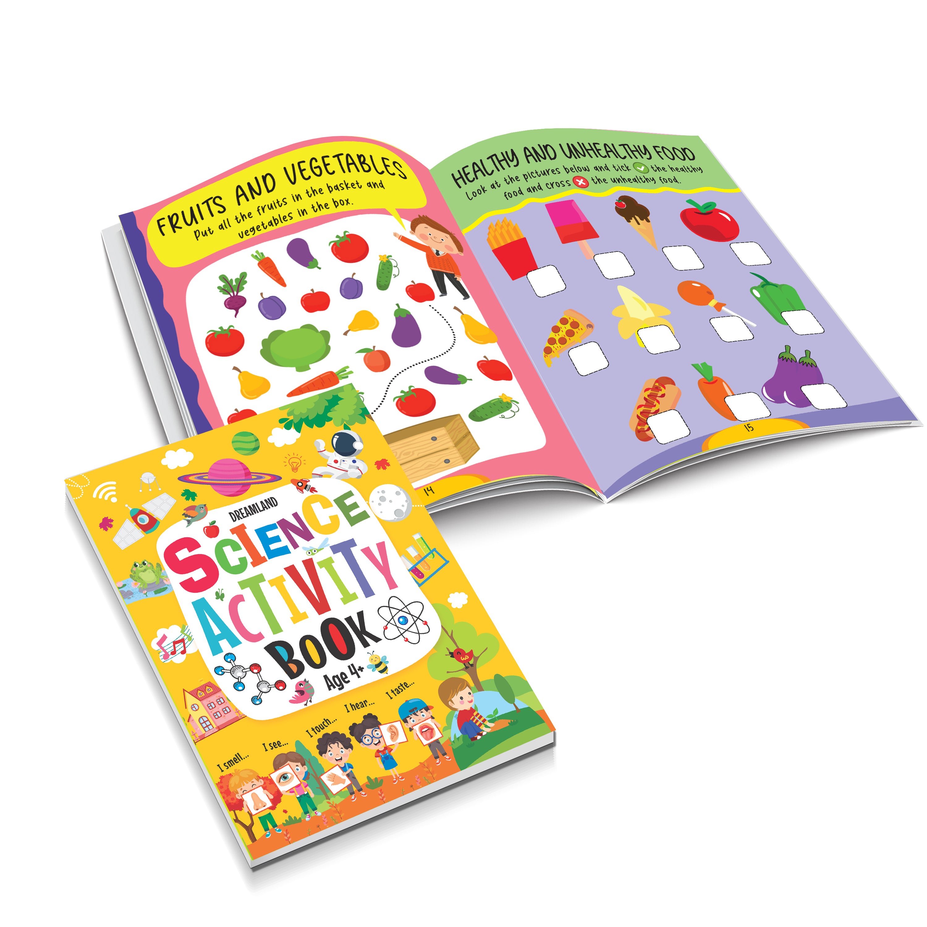 Dreamland Publications Science Activity Book Age 4+ : Children's Interactive & Activity Book - Distacart