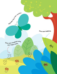Thumbnail for Dreamland Publications Fingerprint Art Activity Book for Children - Garden with Thumbprint Gadget - Distacart