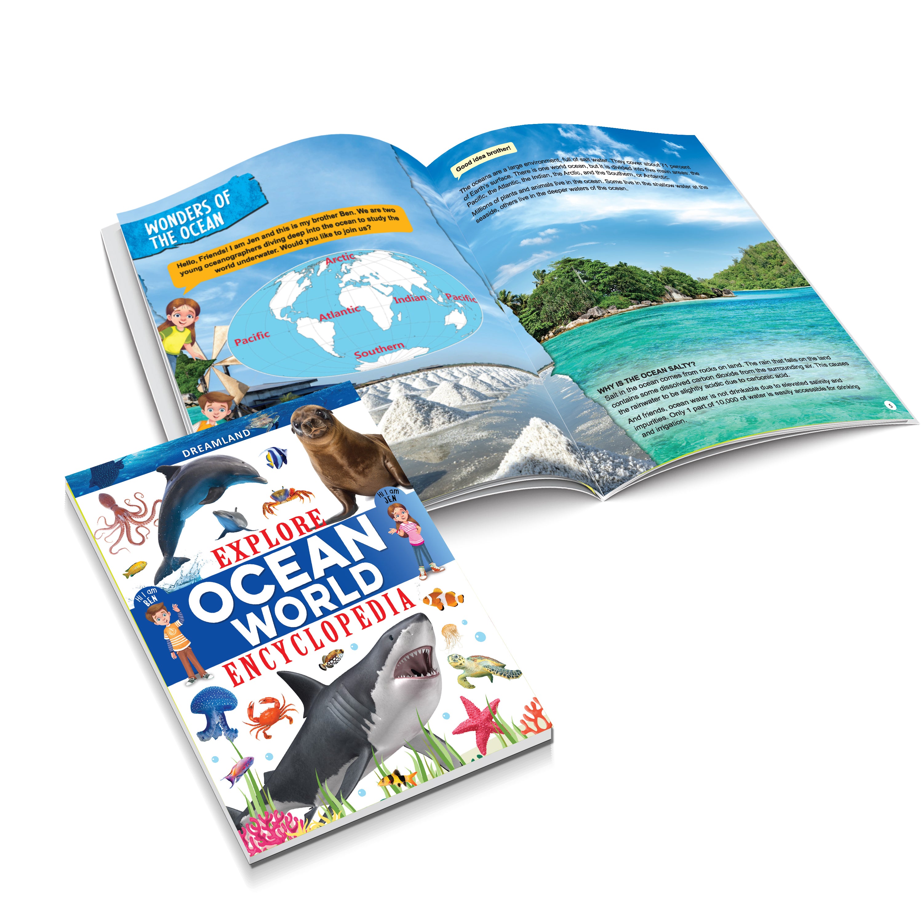 Dreamland Publications Explore Ocean World Encyclopedia : Children's Reference Book - Distacart
