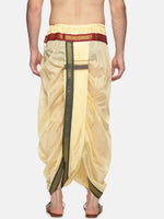 Thumbnail for Sethukrishna Men Beige Solid Dhoti Pant - Distacart