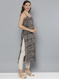 Thumbnail for HERE&NOW Floral Printed Kurta - Distacart