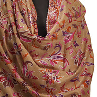 Thumbnail for Nizalia Cashmere Fine Wool Kalamkari Shawl