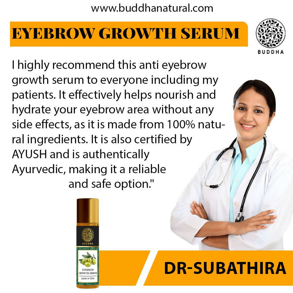 Buddha Natural Eyebrow Growth Serum Oil - Distacart