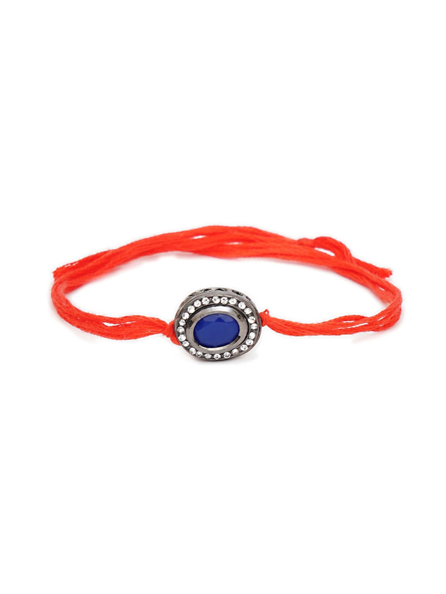 Designer kundan Rakhi - Ruby Raang - Distacart