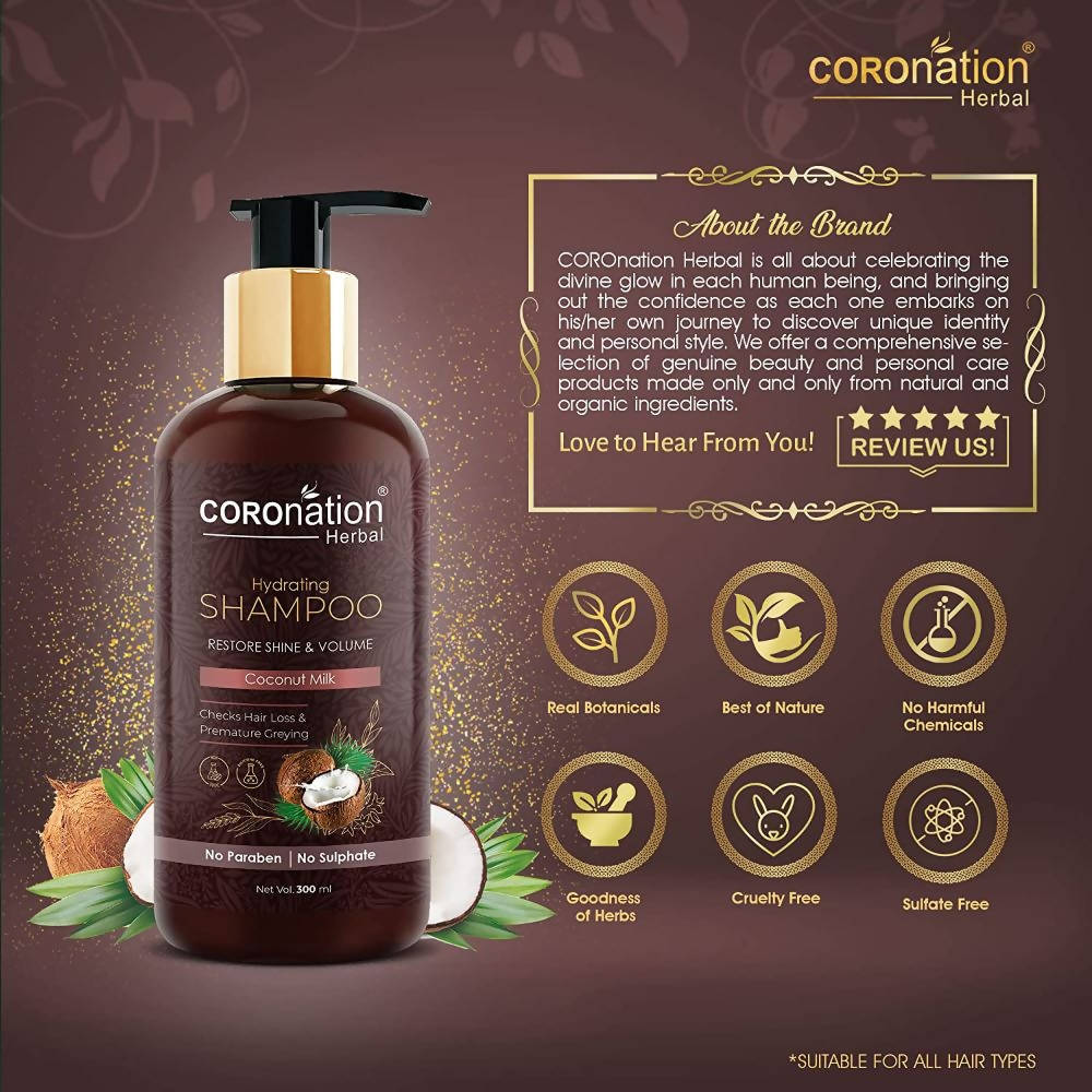 Coronation Herbal Coconut Milk Shampoo - Distacart