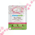 Thumbnail for Mamaearth Rose Water Bamboo Sheet Mask with Rose Water & Milk