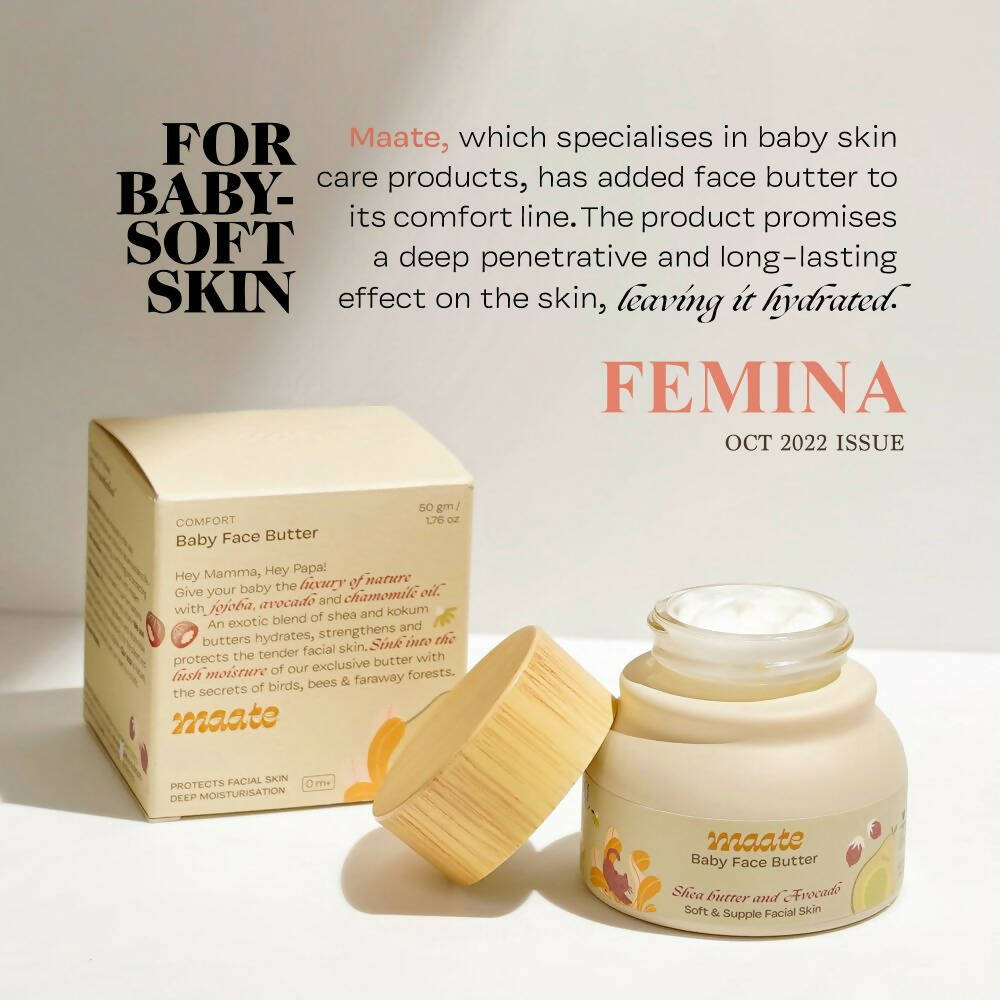 Maate Baby Butter Box Combo - Moisturizer Face Butter and Body Butter - Distacart
